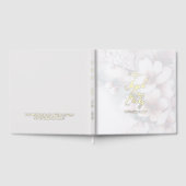 Modern Cherry Blossom Wedding Folie Gastboek Gastenboek (Volledig)