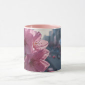 Modern Cherry Blossoms Mug Mok (Midden)