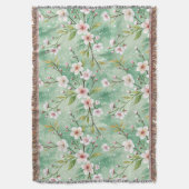 Modern Cherry Blossoms Winter Deken (Voorkant Verticaal)