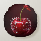 Modern Cherry  Rond Kussen (Voorkant)