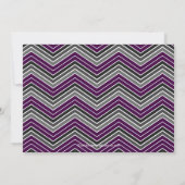 Modern Chevron Afstuderen Tassel Graduation Party Kaart (Achterkant)