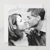 Modern Chevron Coral slaat de datum op Save The Date (Achterkant)