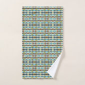 modern chevron geometrisch patroon bad handdoek (Handdoek)