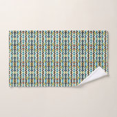 modern chevron geometrisch patroon bad handdoek (Handdoek)