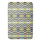 modern chevron geometrisch patroon badmat (Voorkant Verticaal)