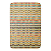 modern chevron geometrisch patroon badmat (Voorkant Verticaal)