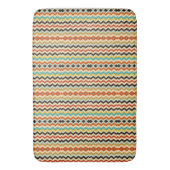 modern chevron geometrisch patroon badmat (Voorkant Verticaal)
