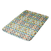 modern chevron geometrisch patroon badmat (Gekanteld)