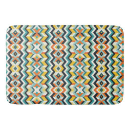 modern chevron geometrisch patroon badmat