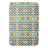 modern chevron geometrisch patroon badmat (Voorkant Verticaal)