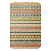 modern chevron geometrisch patroon badmat (Voorkant Verticaal)
