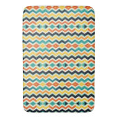 modern chevron geometrisch patroon badmat (Voorkant Verticaal)