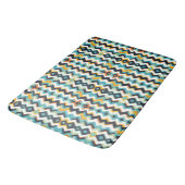 modern chevron geometrisch patroon badmat (Gekanteld)