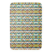 modern chevron geometrisch patroon badmat (Voorkant Verticaal)