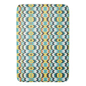 modern chevron geometrisch patroon badmat (Voorkant Verticaal)