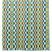 modern chevron geometrisch patroon douchegordijn (Voorkant)