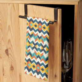 modern chevron geometrisch patroon theedoek