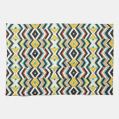 modern chevron geometrisch patroon theedoek (Horizontaal)
