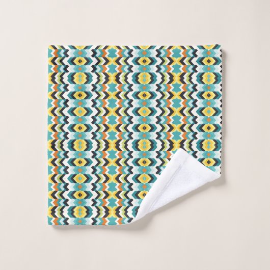 modern chevron geometrisch patroon washandje (Wasdoekje)