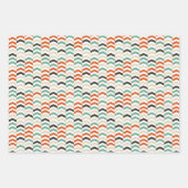 Modern Chevron-inpakpapier - kleurrijke cadeauverp Inpakpapier Vel (Voorkant 3)