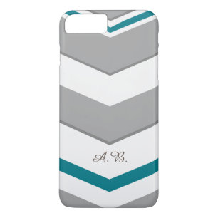 Modern Chevron met alle Kleurdetail Initialen Case-Mate iPhone Case