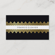MODERN CHEVRON PATROON trendy eenvoudig goud zwart