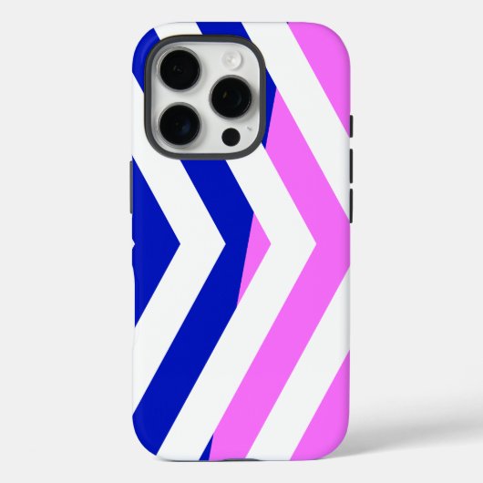 Modern Chevron Patroonontwerp Case-Mate iPhone Case (Achterkant)