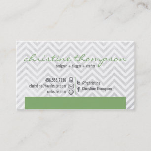 Modern Chevron Professional Visitekaartje