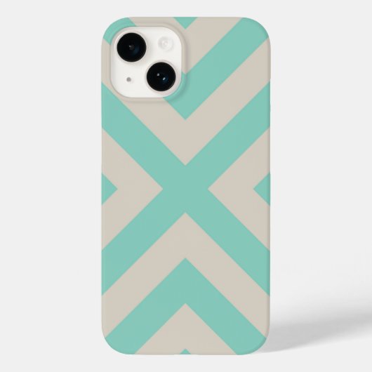 Modern Chevron Stripe Case-Mate iPhone Case (Achterkant)