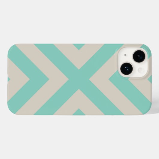 Modern Chevron Stripe Case-Mate iPhone Case (Achterkant (horizontaal))