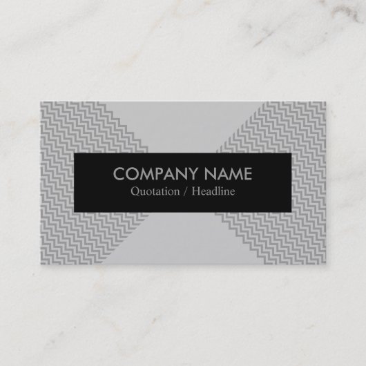 Modern Chevron Visitekaartje (Voorkant)