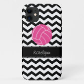 Modern Chevron Zigzag Volleyball iPhone 5 Hoesje (Achterkant)