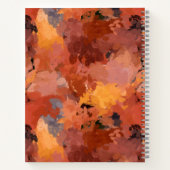 Modern Chic Abstract Terracotta Rust Brown Notitieboek (Achterkant)