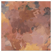 Modern Chic Abstract Terracotta Rust Brown Stof (Close Up)