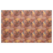 Modern Chic Abstract Terracotta Rust Brown Stof (Fat Quarter)