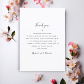 Modern Chic Arch Baby Shower Thank You Photo Bedankkaart