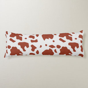Modern Chic Ayrshire Koe Animal Print Patroon Lichaamskussen
