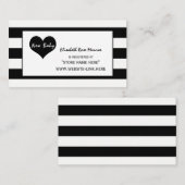 Modern Chic Baby shower Gift Registry Informatiekaartje (Voorkant / Achterkant)