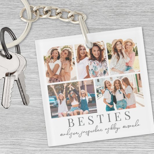 Modern Chic BFF Beste Vrienden Sleutelhanger