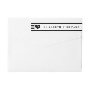 Modern Chic Black and White Wedding