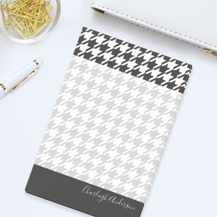 Modern Chic Black en White Houndstooth Post-it® Notes