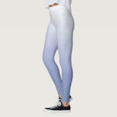 Modern Chic Blue en White Ombre Leggings (Links)