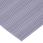 Modern Chic Blue White Stripes Pattern Trendy Tafelkleed (Gekanteld)