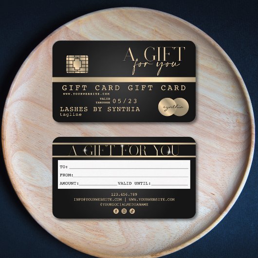 Modern Chic Credit Kaart Gift Kaart Certificaat