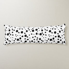 Modern Chic Dalmatian Dog Animal Print Pattern Lichaamskussen