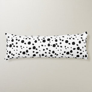 Modern Chic Dalmatian Dog Animal Print Pattern Lichaamskussen