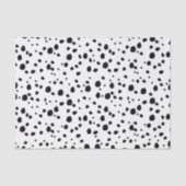 Modern Chic Dalmatian Dog Animal Print Pattern Tissuepapier (Voorkant)