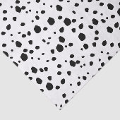 Modern Chic Dalmatian Dog Animal Print Pattern Tissuepapier (Detail)