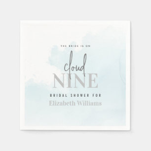 Modern Chic De bruid is op cloud 9 Vrijgezellenfee Servet