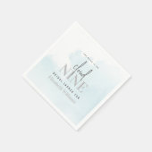 Modern Chic De bruid is op cloud 9 Vrijgezellenfee Servet (Hoek)